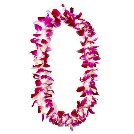 Purple Orchid Lei